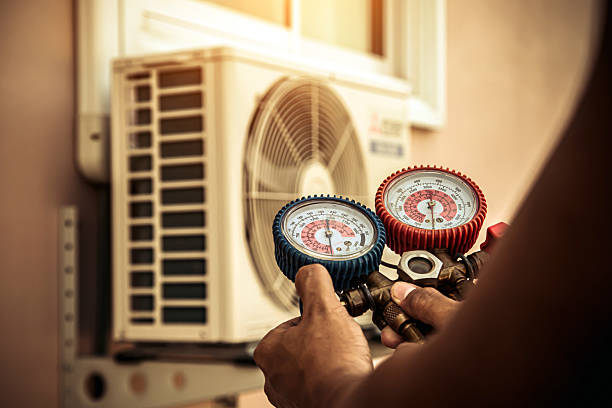 Professional Hvac technician working in Allenwood, NJ